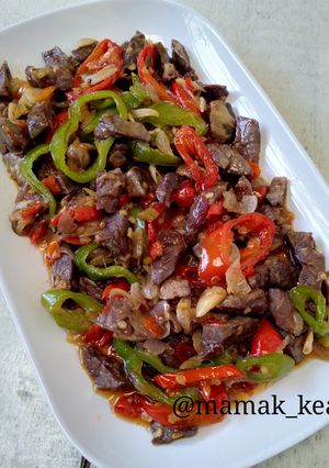 Foto resep Oseng Paru Pedas
