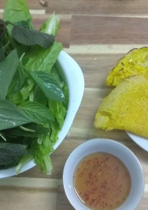 Hình của món Bánh xèo.