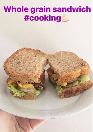 Foto resep Whole grain sandwich