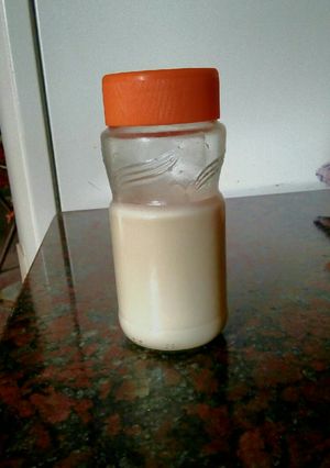 Una foto de Leche de maní