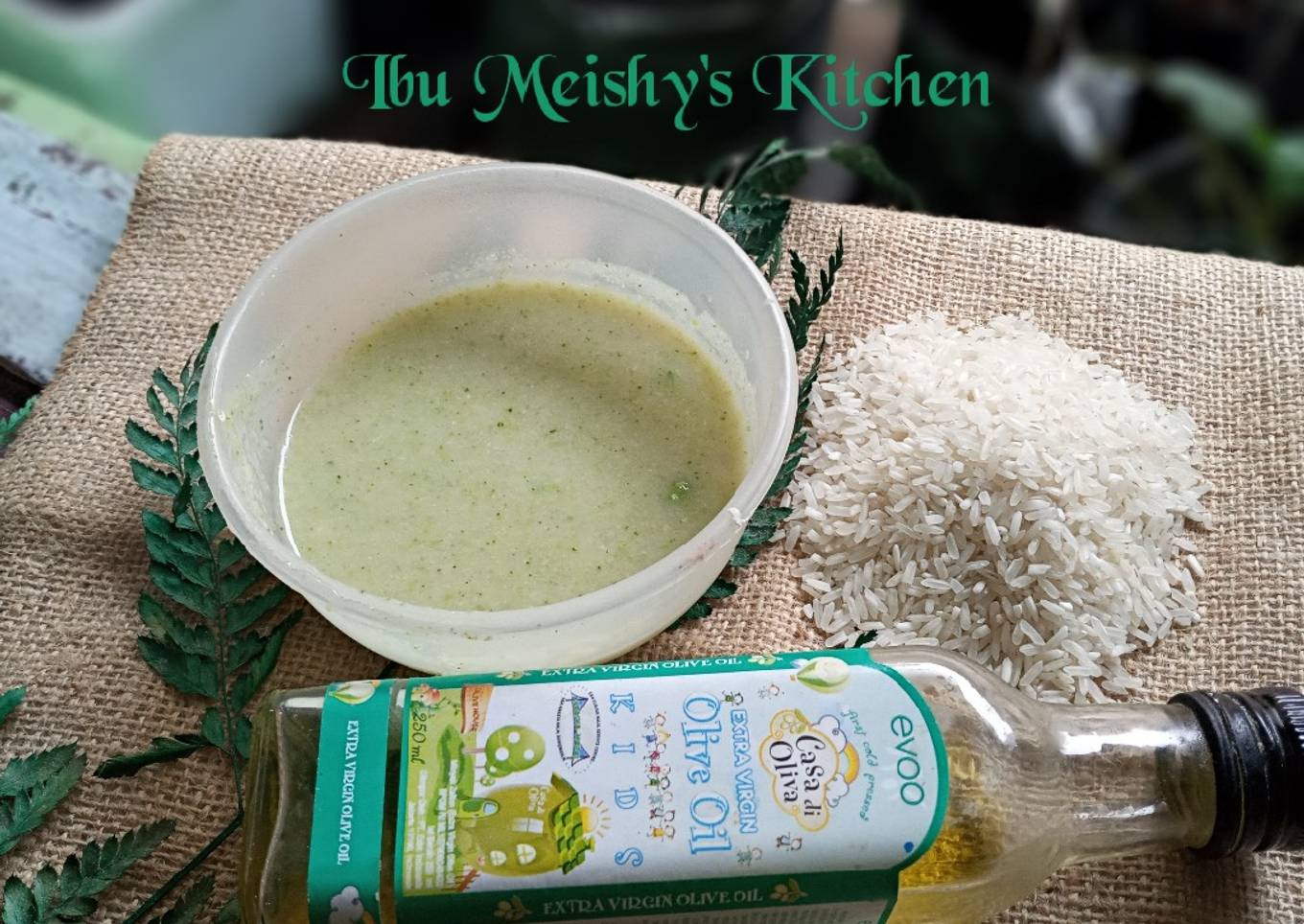 Mpasi 6 Month Bubur Nasi Brokoli Saring