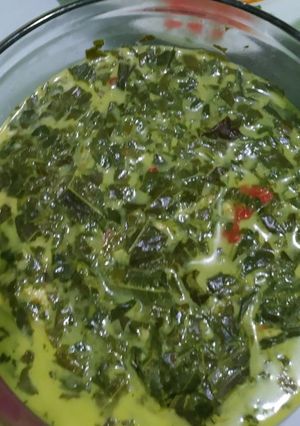 Foto resep 09. Daun ubi tumbuk khas medan by Dapur bu Dinda
