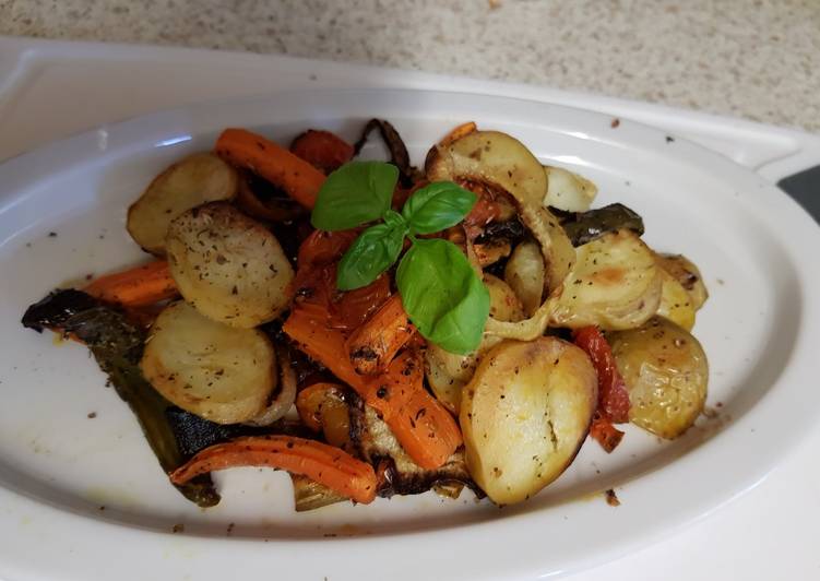 My Roasted Basil Veg. ๐