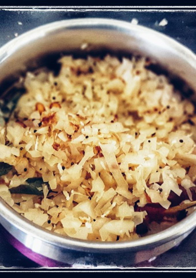 முட்டைக்கோஸ் பொரியல் செய்முறை முக்கிய புகைப்படம்
