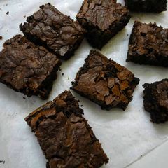 A picture of Classic Chocolate brownies.