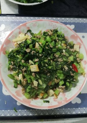 豆干雪裡紅 的食譜成品照片