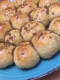 Honeycomb Bread with Chocolate Filling