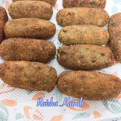 A picture of Resha Kabab (Aloo boti Kabab).