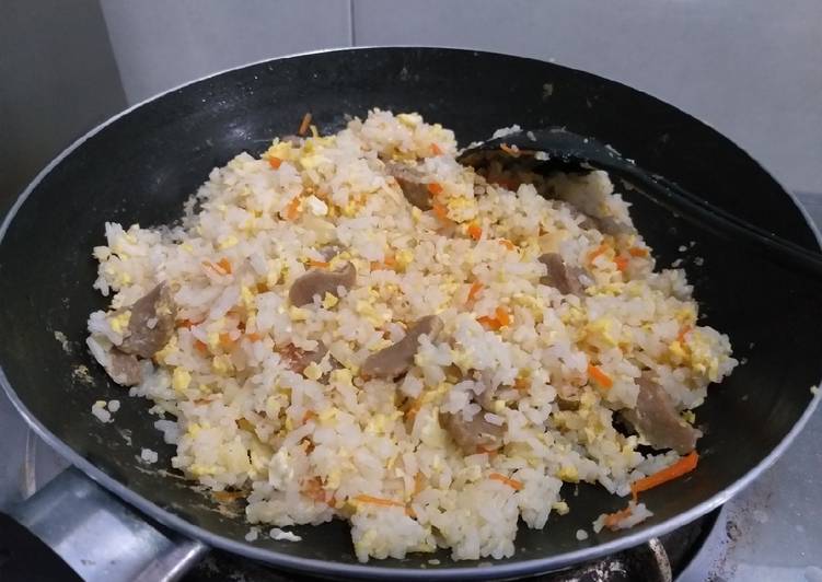 🍚Nasi goreng 🥕carrot x meat ball🥚