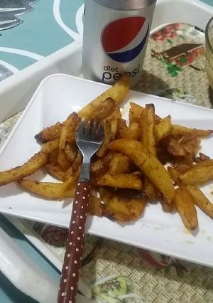 صورة لوصفة بطاطا محمره