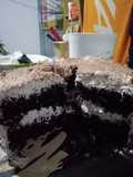Torta de chocolate con chantilly