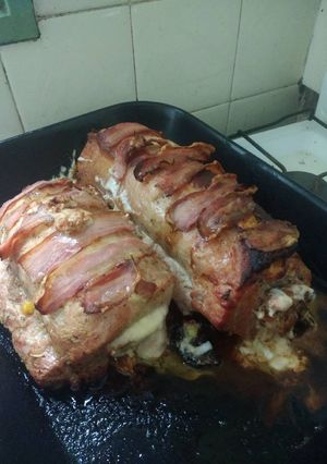 Una foto de Carré de cerdo agridulce al horno