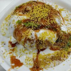 A picture of Raj Kachori recipe | How to make Raj Kachori Chaat.