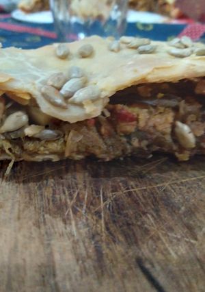 Una foto de Pascualina de tallos de remolacha con ricotta