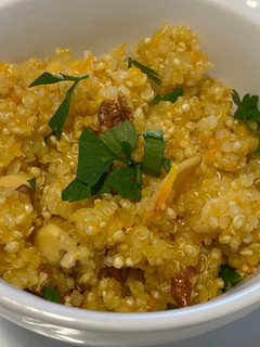 Foto de Quinoa de Cenoura, Amêndoa e Noz Pecan
