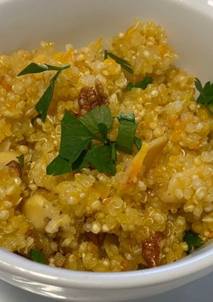 Foto de Quinoa de Cenoura, Amêndoa e Noz Pecan