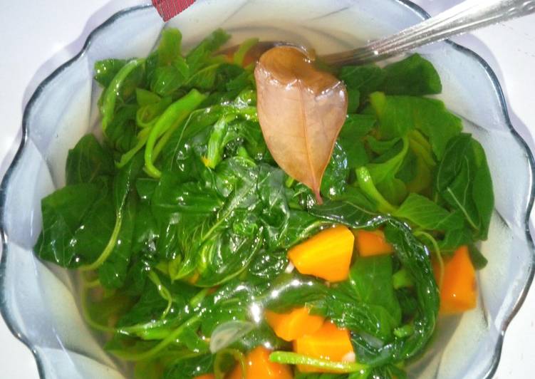 Langkah Mudah untuk Membuat Sayur bayam wortel enak yang nikmat