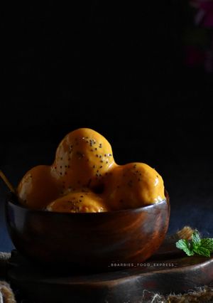 A picture of VEGAN MANGO CHIA Ice cream (NO SUGAR).