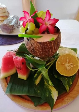 Una foto de Cóctel de Camu Camu y pihuayo