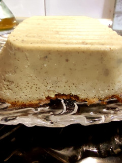 Una foto de Pudding con sobras de roscón