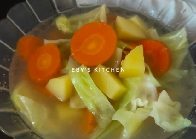 Resep Sayur Bening Kentang Wortel, Menggugah Selera