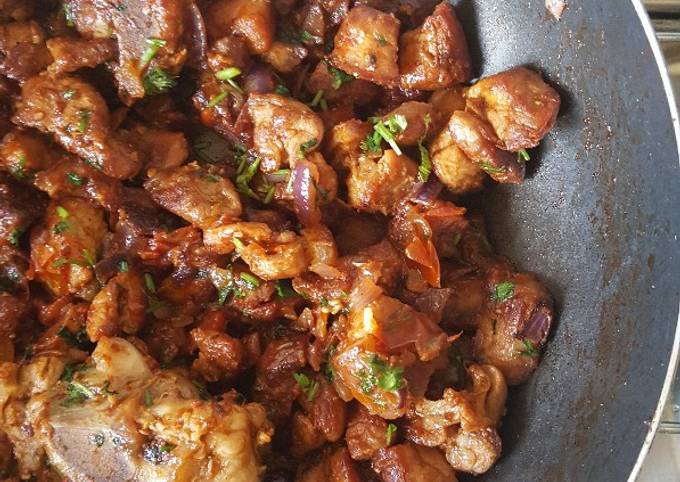 Pork Dry Fry Recipe by Mulunga Alukwe Cookpad