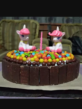 Langkah Mudah untuk Membikin Resep  Kue Ulang Tahun Anak (Base Cake Brownies Kukus Ny.Liem) yang Menggugah Selera, Lezat Sekali