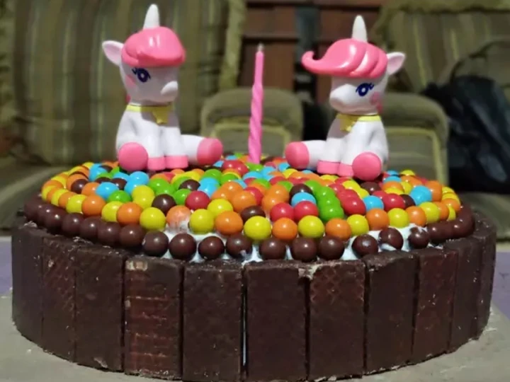 Langkah Mudah untuk Membikin Resep  Kue Ulang Tahun Anak (Base Cake Brownies Kukus Ny.Liem) yang Menggugah Selera, Lezat Sekali