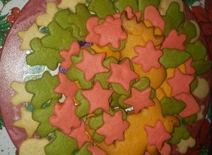 Una foto de Galletas navideñas🎄🍪🍪🎄
