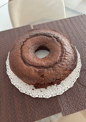 Una foto de Budín de chocolate