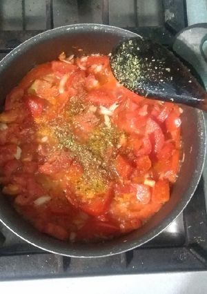 Una foto de Salsa de tomate fácil
