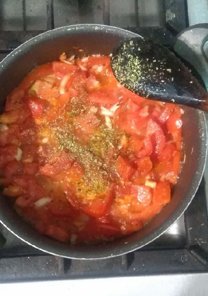 Una foto de Salsa de tomate fácil