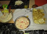Una foto de arroz con kanikama