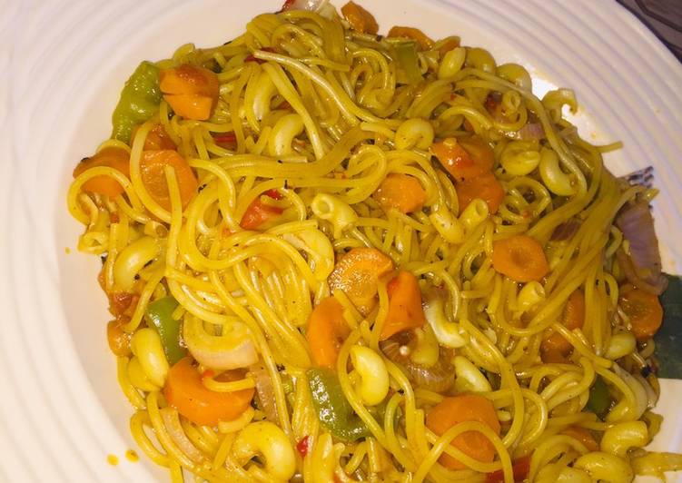 How to Prepare Super Quick Homemade Spaghetti with macaroni