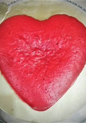 A picture of Eggless Red Velvet Cake.