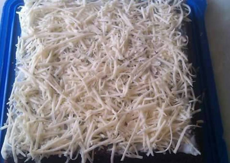 Brownies ketan hitam  panggang nyess banget