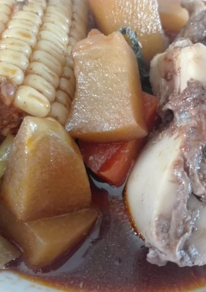 Una foto de Mole de olla sencillo