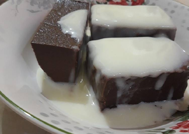 Puding Brownies Coklat