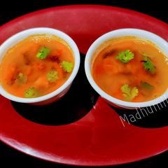 A picture of Lemon Ginger Rasam.