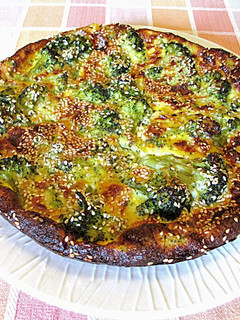 Una foto de Pudín de brócoli con sésamo