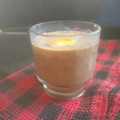 A picture of Banana Nutella smoothie.