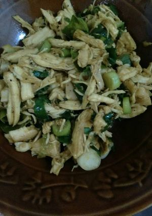 Foto resep Tumis Ayam Suwir Rica