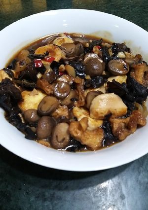 Foto resep Sapo Tahu Jamur & hipio