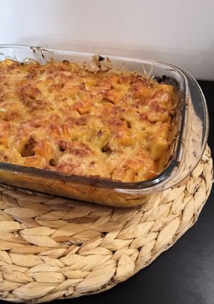 Une photo de Gratin de potimarron