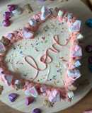 Pastel de San Valentín