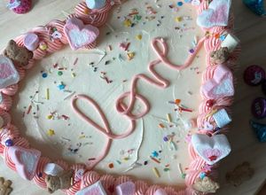 Una foto de Pastel de San Valentín