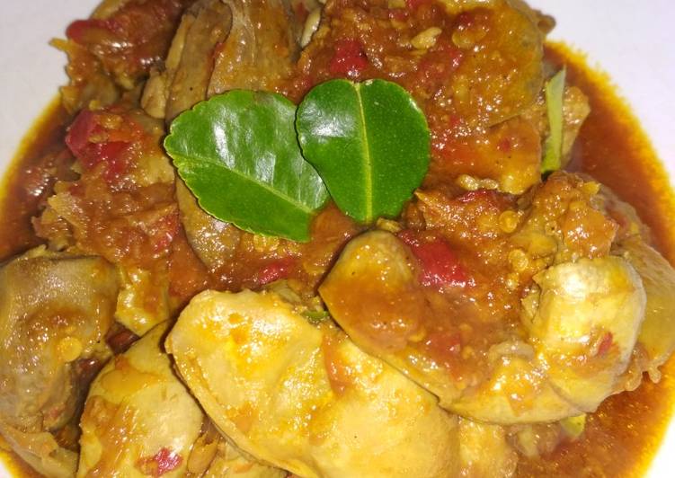 Proses memasak Ati Ampela Pedas Asam Manis Anti Gagal