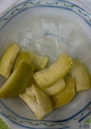 Hình của món Cóc dằm đường giải nhiệt mùa nóng.
