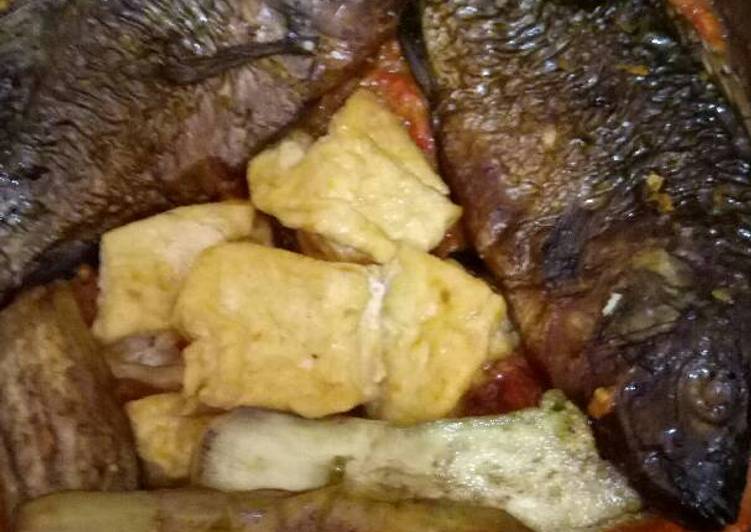 Cara mengolah Penyetan mujaer asap, Enak Banget