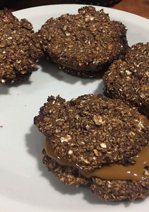 Una foto de Alfajores de avena